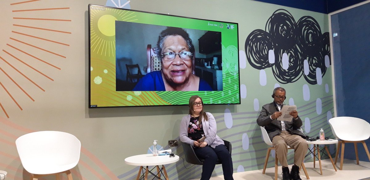 HelenMagata's tweet photo. "Our #indigenous food systems are the basis ournour traditional knowledge, our culture, our rights and our wellbeing"
- Dr. @MyrnaCunningham   at the @IFAD side event on #UNFSS  at #COP26 #cop26glasow https://t.co/Iay8ivaeeS