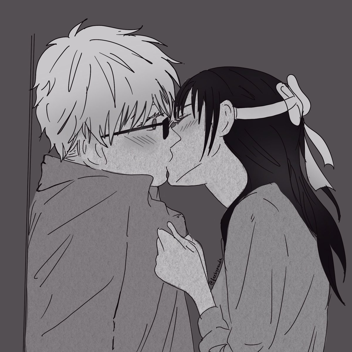 feebypanda's tweet photo. Lesson Gojo learned: never mess with drunk Utahime 

#GoUta #Gojohime #五歌 https://t.co/A4iD9EMqc6