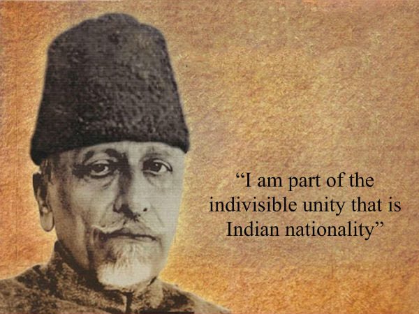 MayaramArvind's tweet photo. Maulana Abul Kalam Azad

"I am part of the indivisible unity that is Indian nationality" 

#MaulanaAbulKalamAzad birth anniversary 🙏💐 https://t.co/GQ8GMZwHb9