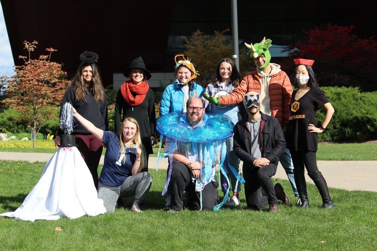 jkellogg916's tweet photo. Bit late to the #Halloween scene, was waiting for the photos to come back. Still, I love our creative, driven #Kellogglab members for turning out in such great costumes and we had a great afternoon.@EllieAbraham4 @MorganEFries @danikaboltz @DIETrichCOKE @MsIchou and more! https://t.co/GR5z1g86xy