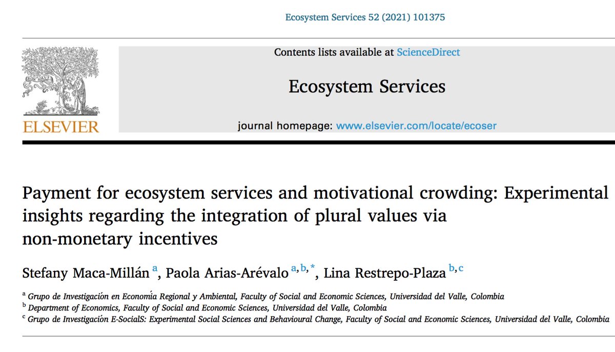dolardemar's tweet photo. This week we  (@StefanyMaca3  and @econolina) are very happy because this research (started 4 years ago!) was finally published in Ecosystem Services. Below is a great hand-drawn comic by @annlast with our main results. Please download the article here: https://t.co/yoTRgZD8e1 https://t.co/hW3sSkyGeH