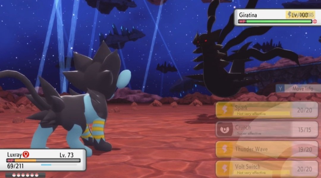 Centro LEAKS on X: Dark Giratina battle at the Distortion Room