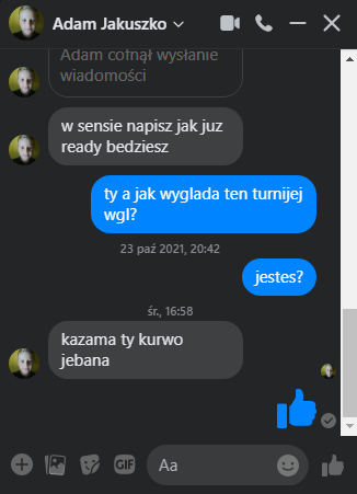 Kazama5G's tweet photo. Kurcze, vektorek jednak hejter ☹️, ale chyba pomylił okienka, bo na Facebooku podpisujemy się własnym imieniem i nazwiskiem, a czasem nawet i pokazujemy jak wyglądamy IRL. Jest to przeciwieństwo DC, Twittera itd., gdzie podpisujemy się nickiem i mamy skina z Forta na avatarze. https://t.co/iEAWbgy0RR
