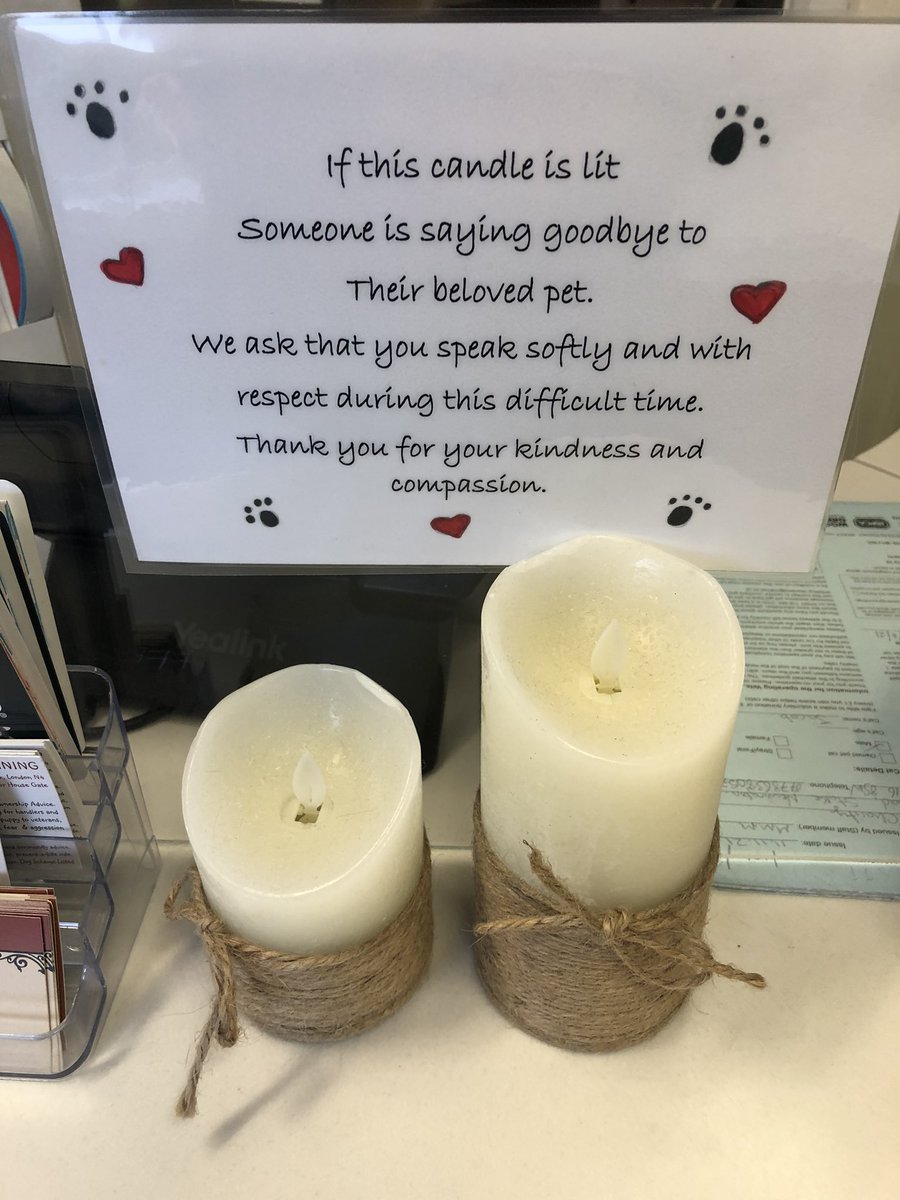 This is in our local vets. What a thoughtful idea. And also thanks for making me do a blub.