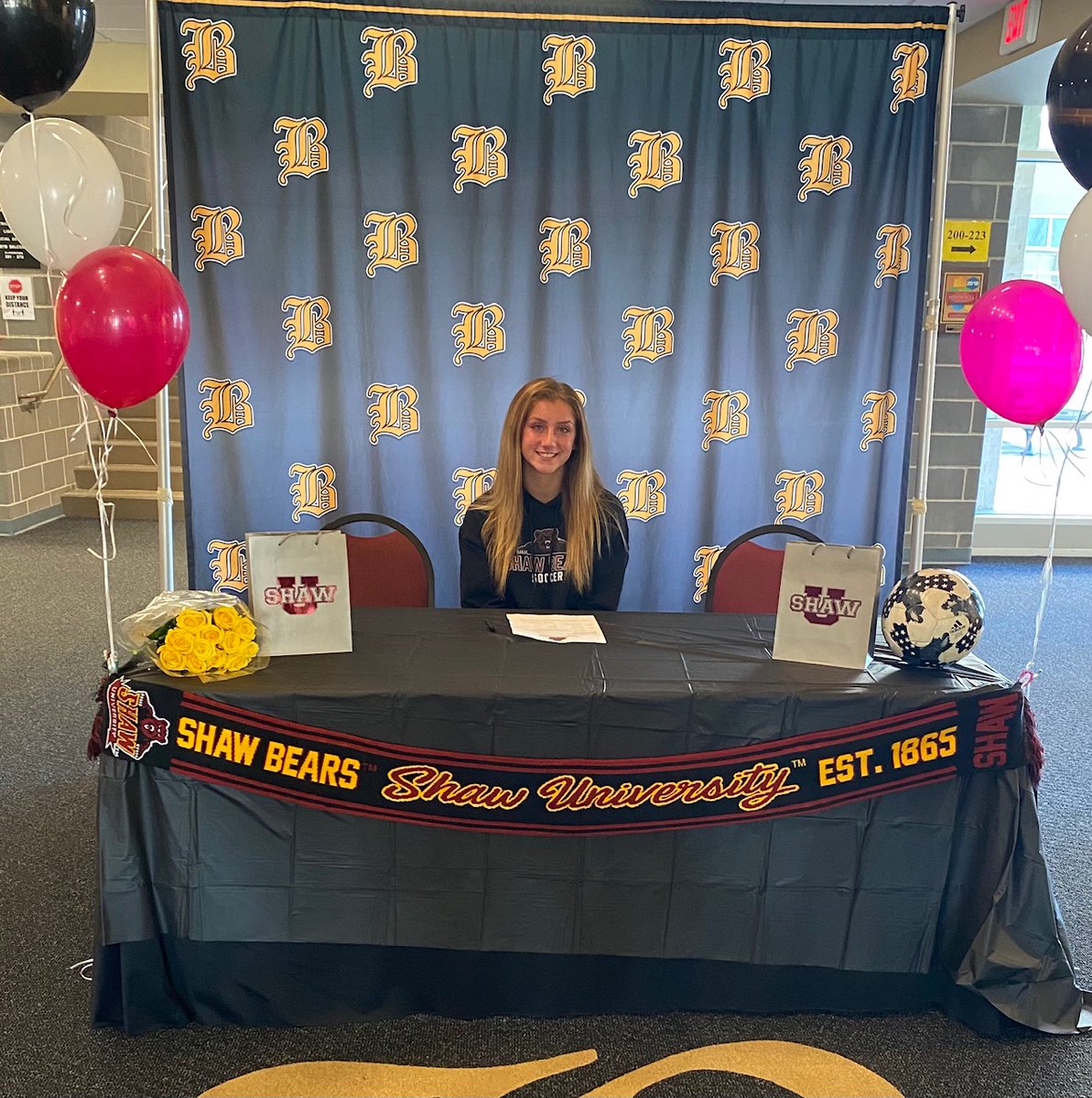 One more stellar athlete continuing her ⚽️soccer career, congratulations and best wishes to Alexandria "Lexi" Mazzella.  Lexi will be playing soccer  next year at Shaw University!  #rollscotties