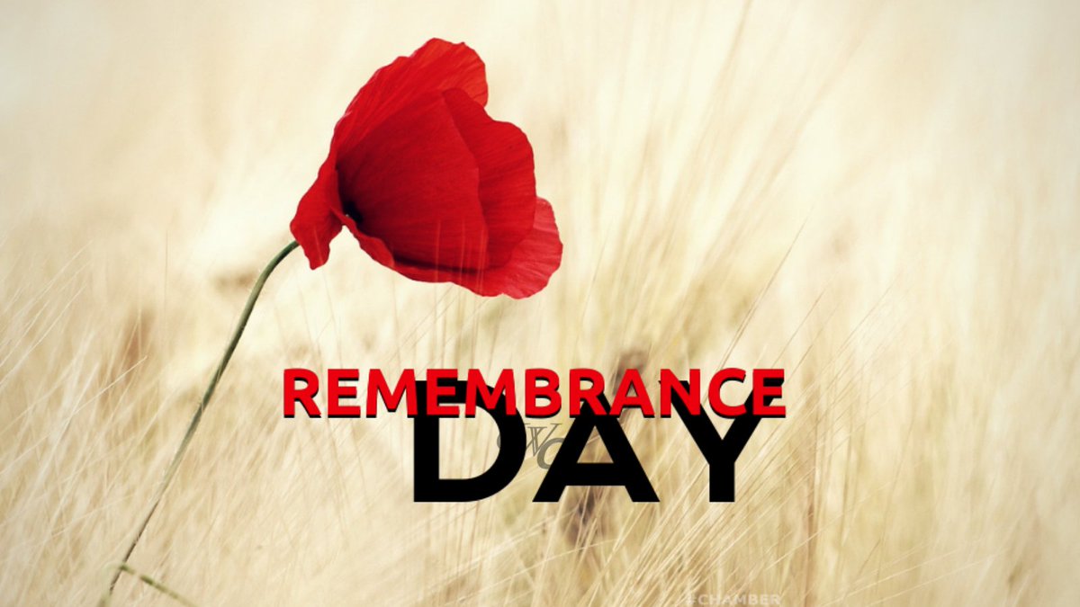 On Remembrance Day, we acknowledge the courage and sacrifice of those who served their country and acknowledge our responsibility to work for the peace they fought hard to achieve. 

Our office is closed today, as we take the opportunity to recognize and reflect on the day.