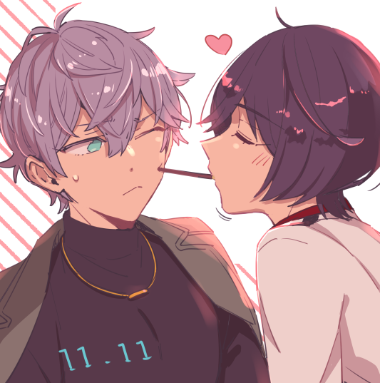 ポッキーりついず🐻🐱 