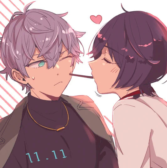 ポッキーりついず🐻🐱 