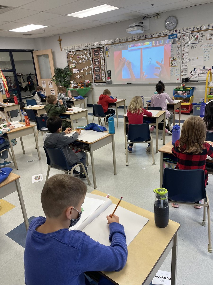 Grade 1s are using their #GrowthMindset to practice the skill of drawing. It’s not always easy but we are taking the first step towards learning which is practicing!