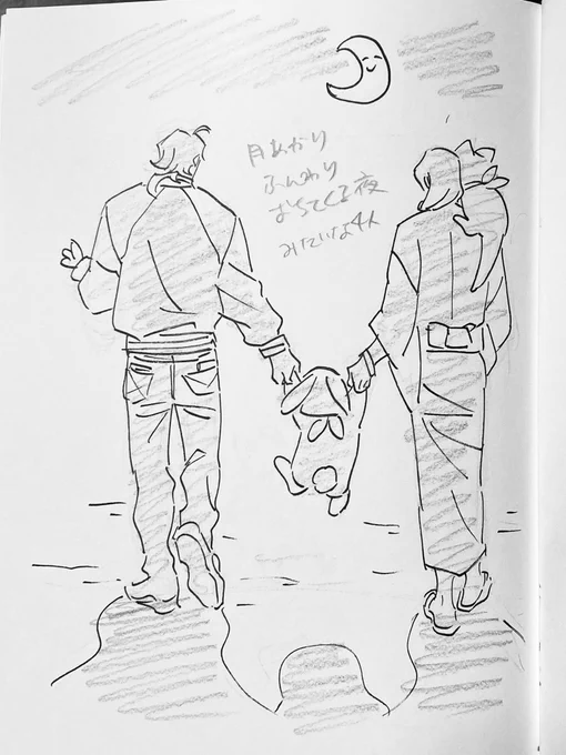 #マンうさ
ラジオでくれしんの話が出たので落書き 