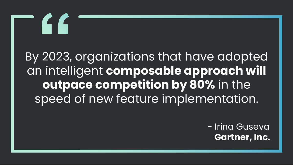 Znode's tweet photo. #ComposableCommerce is an application approach of combining best-of-breed commerce components to achieve a business’s desired customer experiences. Find out what this means for #Ecommerce businesses in the months and years ahead: https://t.co/vPijxRKwCz

#B2BEcommerce #Headless https://t.co/8p0Jmq9ulj