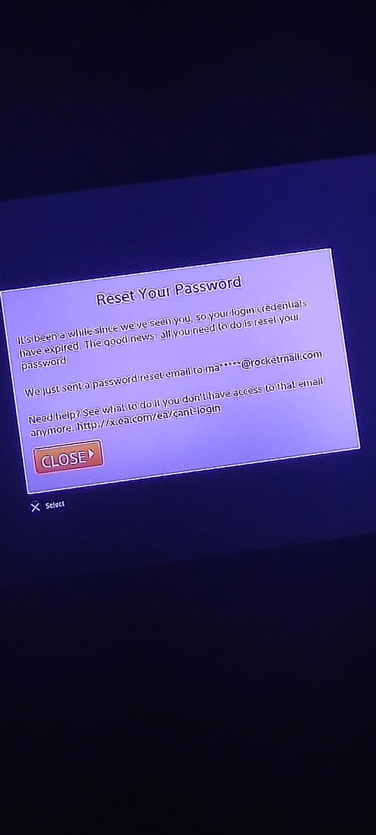 RocketSadness's tweet photo. @EA thanks for scamming me. :)

This email in mention is hacked, I have no access to it whatsoever, and because of that I can't reset my password, and because of that I can't play the game I spent $160 on, I've contacted support, couldn't help unless I recalled info I last saw https://t.co/mdt9l09Pe6