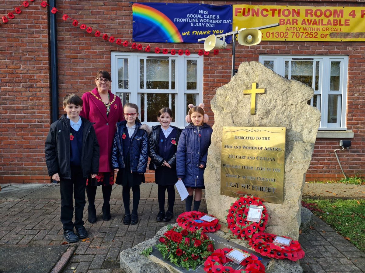 Spa Academy Askern on Twitter: &amp;quot;Spa pupils have paid their respects today  both in and out of school #LestWeForget https://t.co/Y4eKK3YBTt&amp;quot; / Twitter