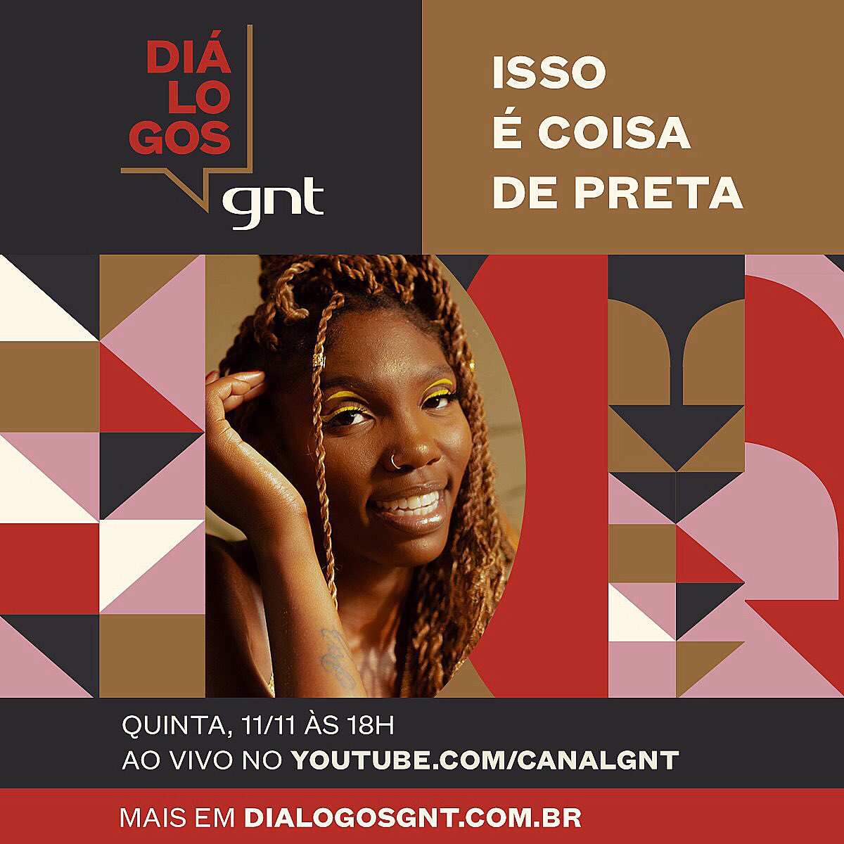 KesiaOficial_'s tweet photo. Gente! Hoje, 18h.
Apresentado pela maravilhosa @GabyAmarantos, sou uma das convidadas do #DialogosGNT junto de mulheres inspiradoras. Vai ser tudo!!!
😍😍😍😍
https://t.co/1mPxYaz6X0 https://t.co/BgDctv5TRk