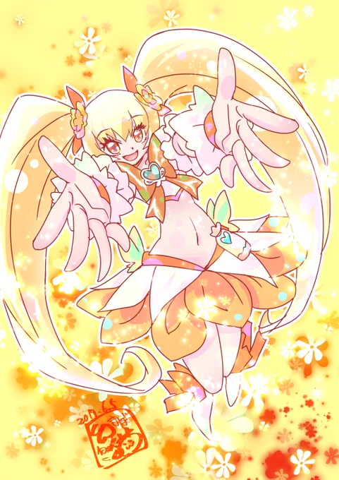 ひとり黄色祭り
#プリキュア 