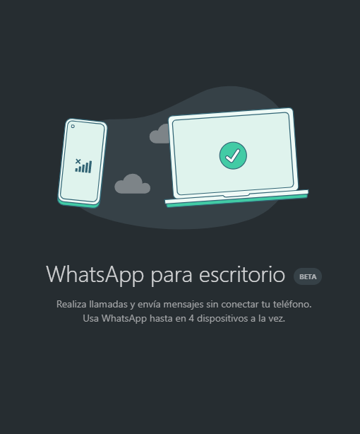 ReloadedJairo's tweet photo. ESCUCHARON MIS PLEGARIAS

Ahora WhatsApp Desktop es como Telegram Desktop, no depende del teléfono para funcionar https://t.co/VkprcKUWDj