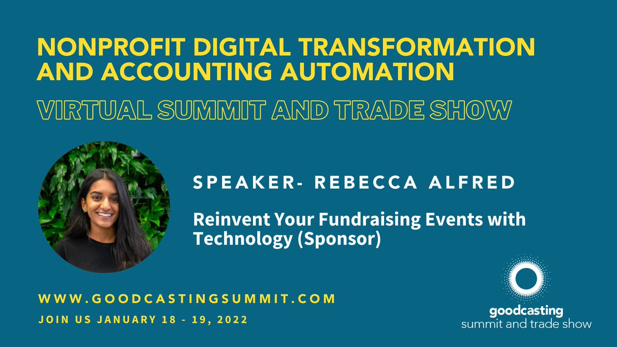 Goodcasting_'s tweet photo. Digital technology is revolutionizing everything including fundraising events.
Join our sponsor @trellis_org and Rebecca Alfred as she shares what it takes to be an organization that is leading the way with online fundraising.
https://t.co/16lpKhEHnn
#GoodcastingSummit https://t.co/Zz2j6t7ye9