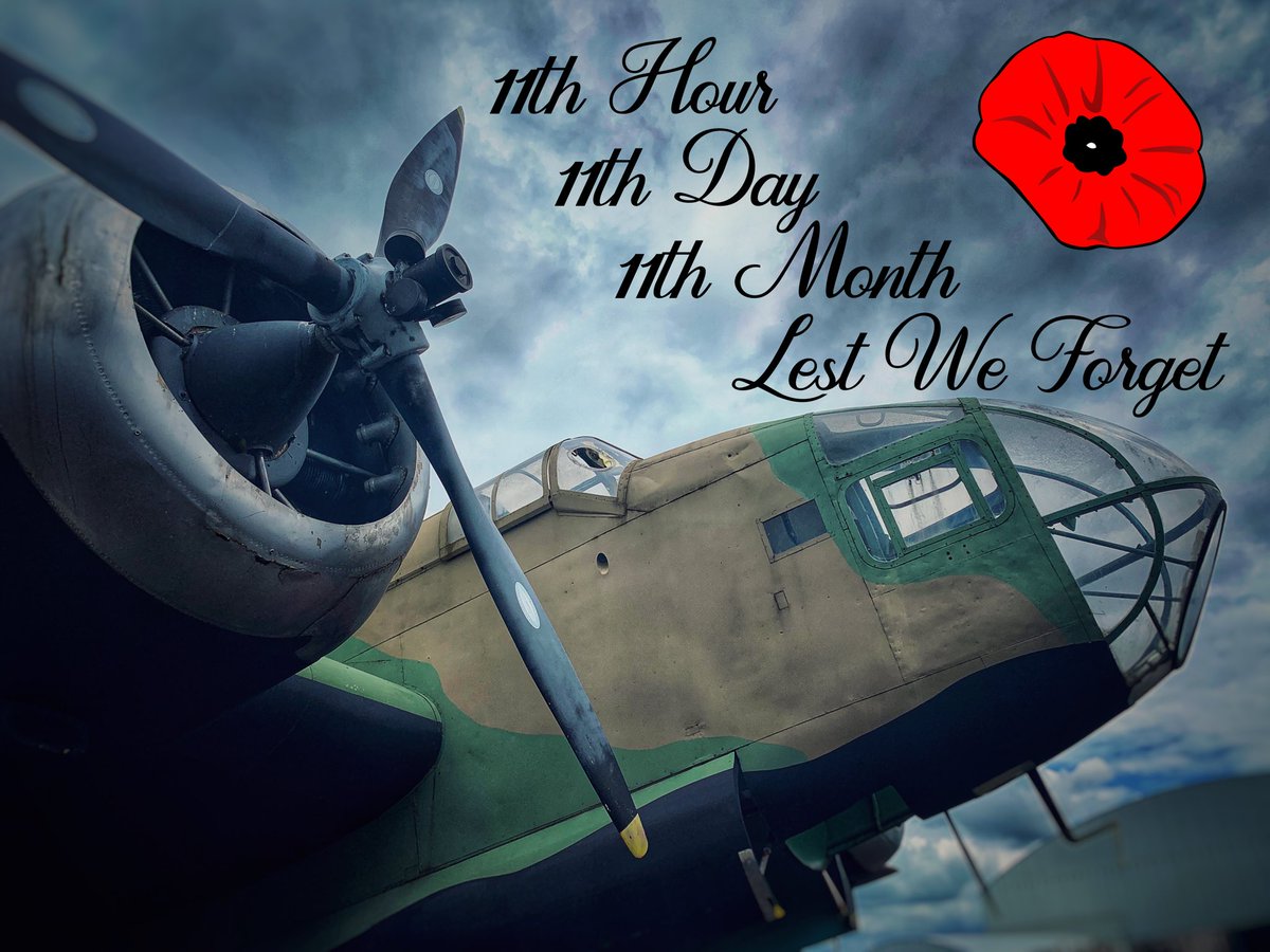 They shall grow not old, as we that are left grow old;
Age shall not weary them, nor the years condemn.
At the going down of the sun and in the morning
We will remember them.

#LestWeForget  #RemembranceDay2021 #CanadianMuseumOfFlight