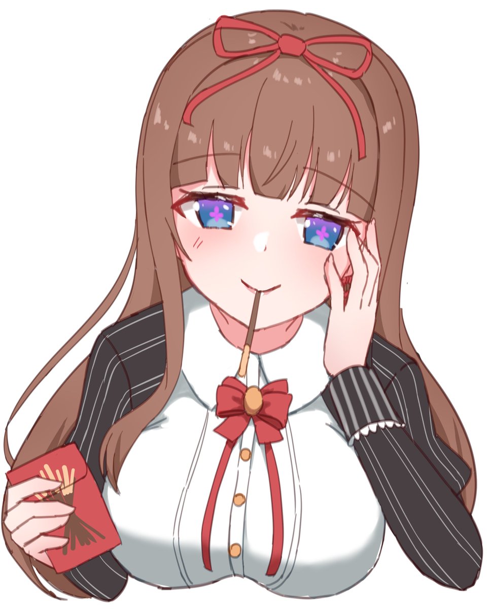 「ポッキーの日 #ちぇり絵 」|OOO@シロ組🌌のイラスト