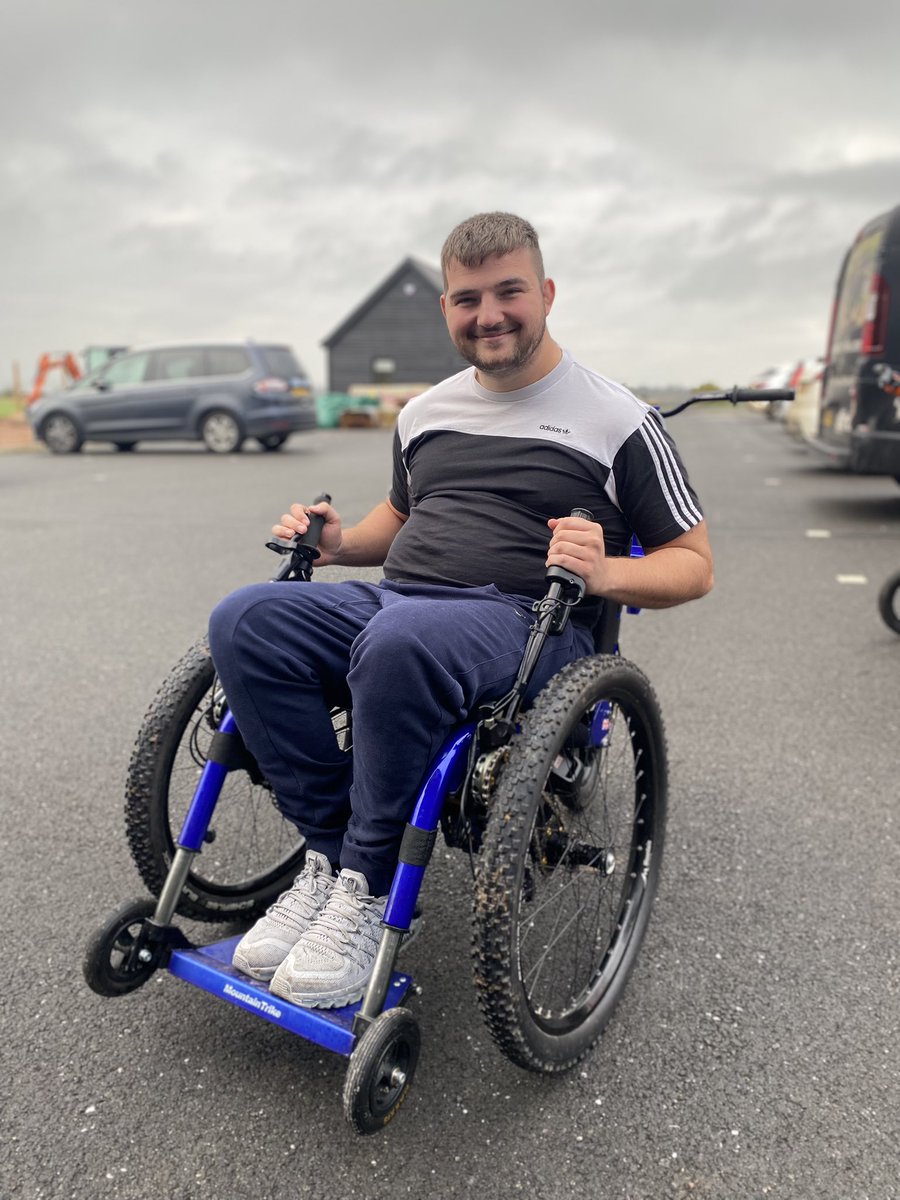 Hambofoundation's tweet photo. Mountain Trike are visiting the centre today to talk to our beneficiaries about their all terrain wheelchairs 🤩 we’re doing some test-driving too, obvs 💪🏼 #getbusyliving @mountaintrike https://t.co/mHhIFLBS4J