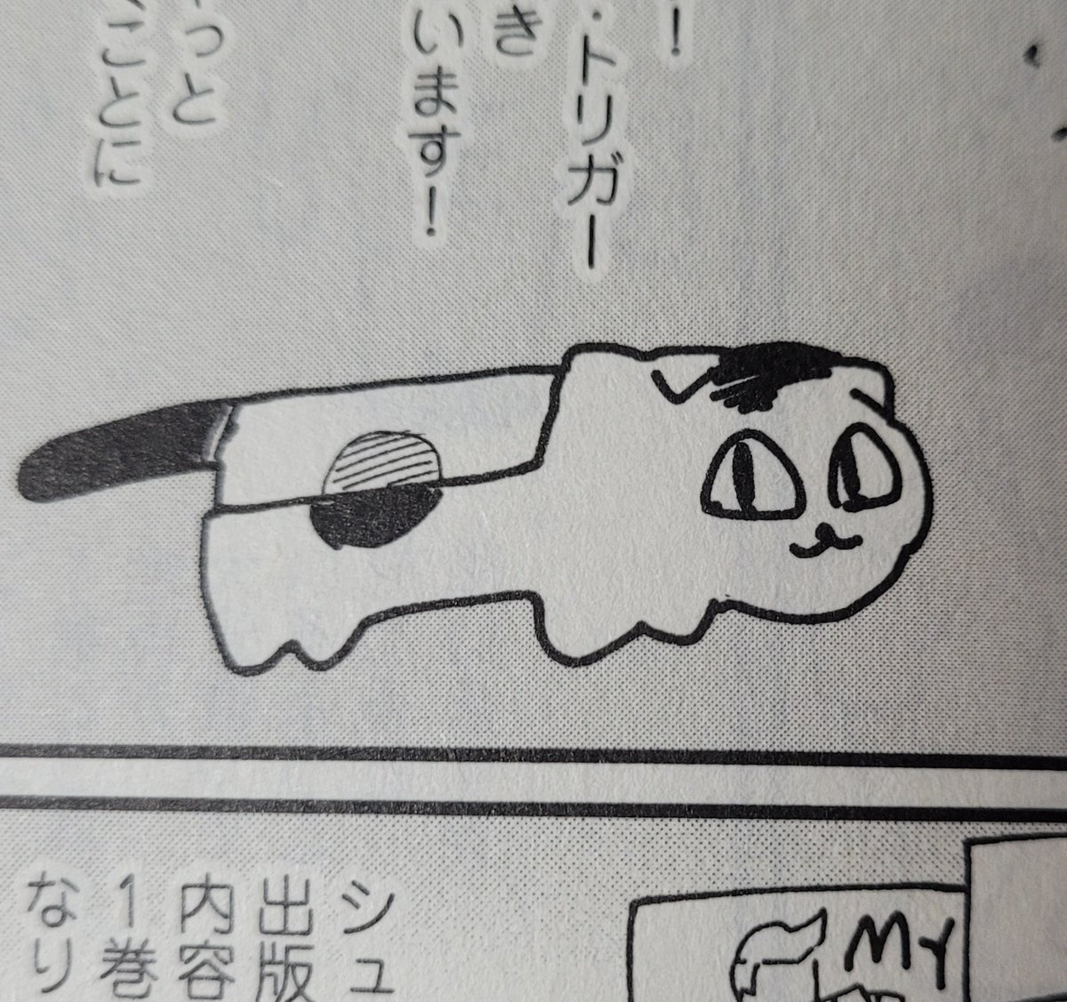あとがきの猫は夏頃トリミングした時 