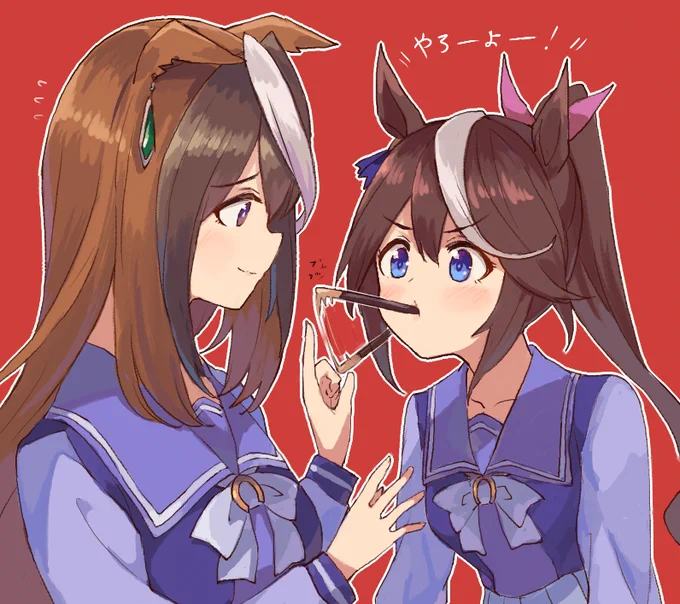 今日の絵チャ ポッキーゲームやりたいテイルド 