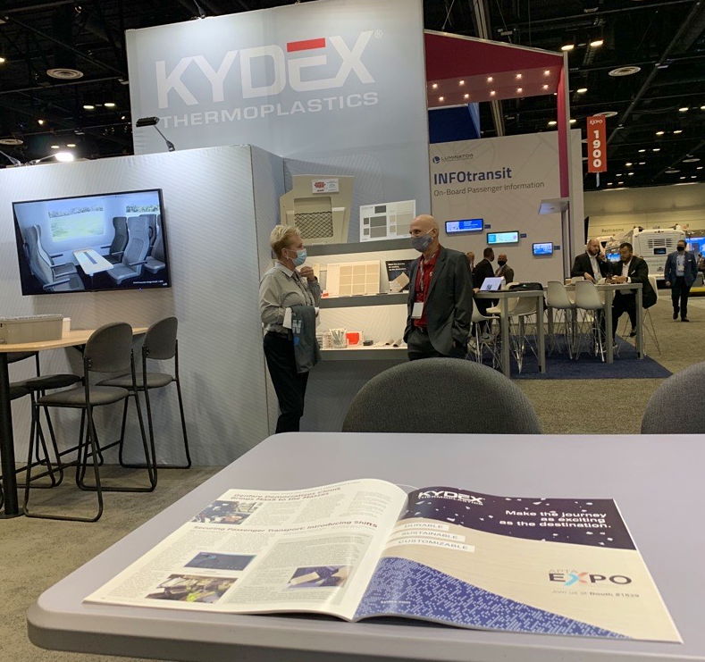 SEKISUI_KYDEX's tweet photo. It was great to see everyone at the American Public Transportation Association Transform Conference and Expo this week and share our latest innovations.

Explore all our innovations on our Mass Transit Market page here: https://t.co/wVxWIjZkDx

#aptaEXPO #APTAtransform21 https://t.co/gmbzCE6VOh