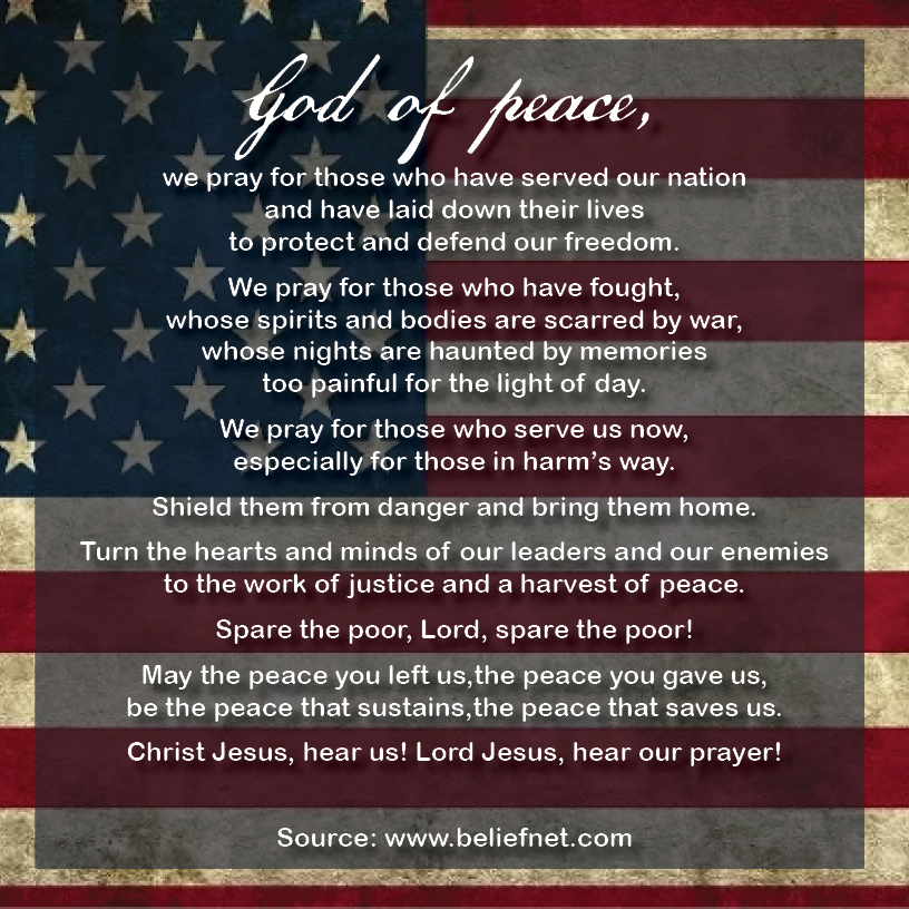 Today is Veterans Day, so we begin our day in gratitude for those who have served to protect us and keep us safe and that God may help us in our efforts to bring peace to our world. #RJPrays #RJGivesThanks #RJLife