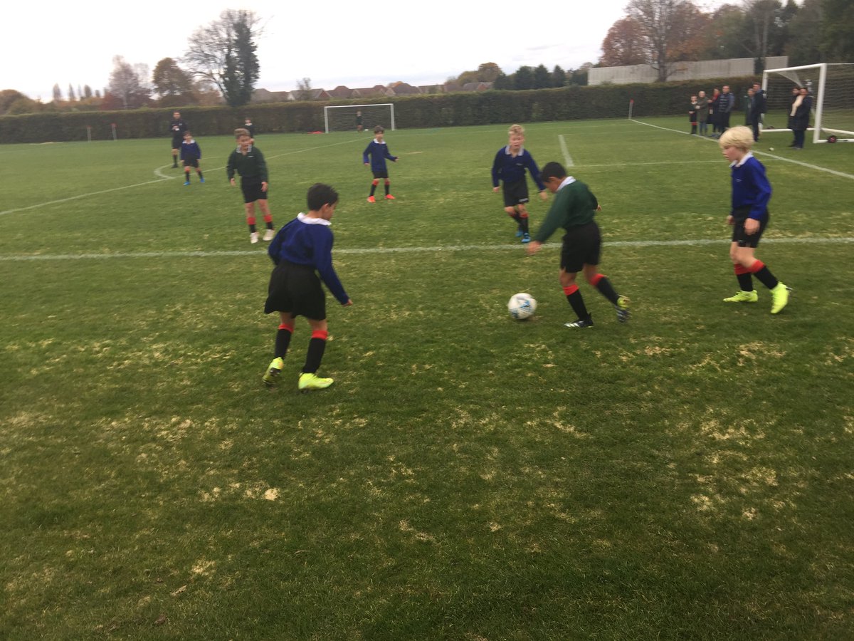 SHSsport1865's tweet photo. Today we welcome the @shrewsburyhouse Y5 boys to AHL for their House Football event. SO much energy! Well done to all the players - a fantastic festival of football! #ourHouse #footballcolours https://t.co/6XjC3mQEyX