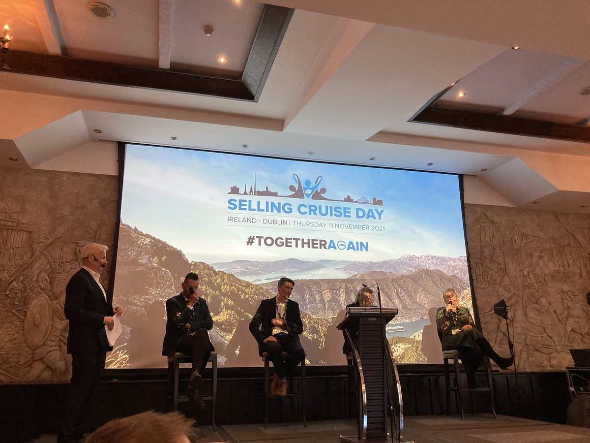 Love the huge amount of optimism in the room today as we hear about all of the new ships, #cruise itineraries and amazing features we can offer our clients right now and in 2022, 2023 and even 2024! @CLIAUK <a href="/ITAATweets/">Irish Travel Agents Association</a> #TogetherAgain