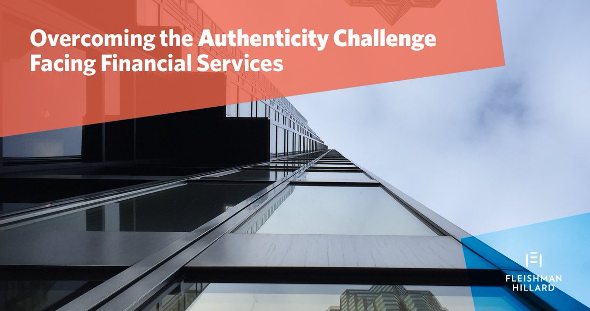 Fleishman's tweet photo. Ludo Baynham-Herd, director at @fleishmanUK, examines the reputation drivers in the financial services industry using our #AuthenticityGap research and shares how financial services companies can meet consumer expectations. 

Read more here: https://t.co/SbwB6L3uv0 https://t.co/stQ53HJnje