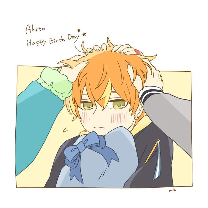 【彰人誕漫画1個目】
彰人おめでとう!!
4コマ描くの楽しいって思えるようになったのはお前のおかげだぞ!!!
RADWEEKENDを超えるビビバスみんなで作り上げたイベントを私に見せてくれ😭😭

そして、これはみんなに愛されてる様子が見たくて描いた漫画

#東雲彰人誕生祭2021
#prsk_FA 