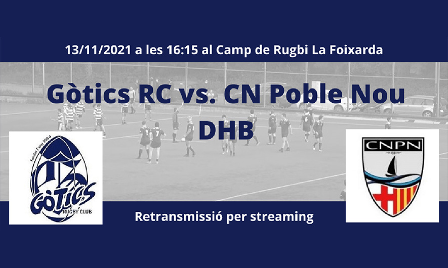 streamevents19's tweet photo. 🎥 DIRECTO
🏉 @GoticsRC 🆚 @CNPobleNou | J4 | #DHB - Grupo B
🗓 Sábado 13/11
⏰ 16:15h
📺 @streamevents19
▶ https://t.co/FeG2dv7Wyf
#rugby #GoticsRC #CNPobleNou https://t.co/DW8NnR4KlN