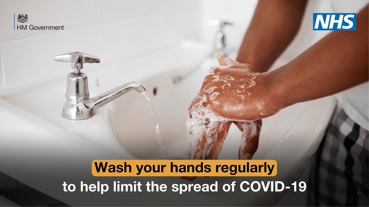 NHSuk's tweet photo. Hand washing is still a vital practice in protecting yourself and others from COVID-19.

Always ensure you wash your hands regularly and for at least 20 seconds. 

Check that you're doing it properly with our guide: https://t.co/m2ADyAyNu3 https://t.co/B1abo6gE7H