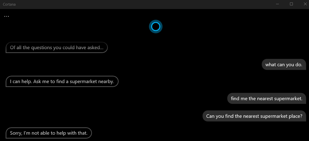 ZarinshK's tweet photo. I just Love Cortana. 🤣 #Cortana #Microsoft #Windows11 https://t.co/ctG70lUy0m