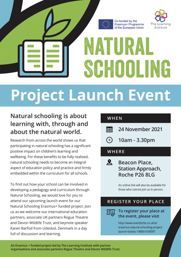 So happy to see everyone getting their tickets for our FREE Natural Schooling Erasmus+ project launch event!🗓️ Come and find out how your school can be involved in developing a curriculum through Natural Schooling🌱
eventbrite.co.uk/e/erasmus-natu… #edutwitter #outdoorlearning