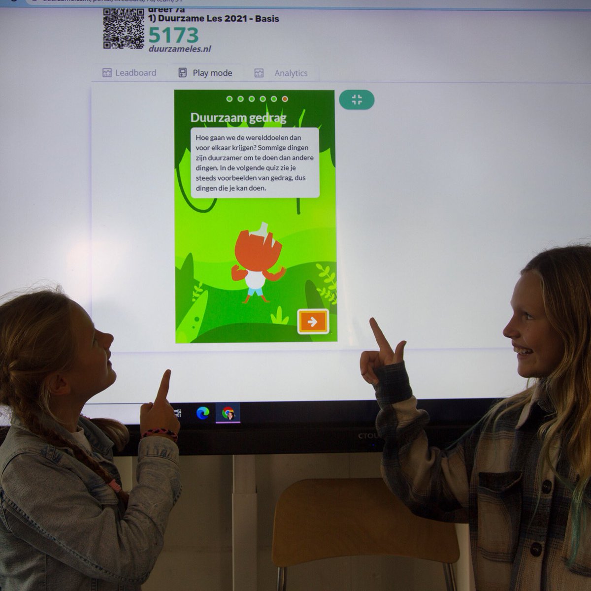 Deze groep 7 kreeg onlangs ‘Duurzame Les’ op school. Iedere klas in Nederland kan de les gratis volgen. Kijk op duurzameles.nl voor meer info.