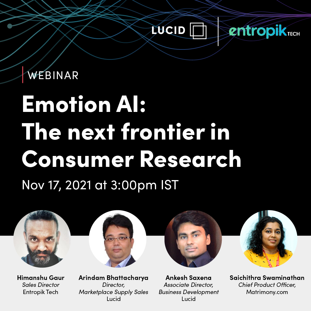 entropik_io's tweet photo. Do not forget to join an exciting session hosted by #Lucid &amp; @entropiktech while industry experts share insights into how brands can increase their reach and conversions. Click:https://t.co/xepLOA7WqG to register TODAY!

#Restech #ResearchTech #HumanizingExperiences #EntropikTech https://t.co/WuY6iXEySn