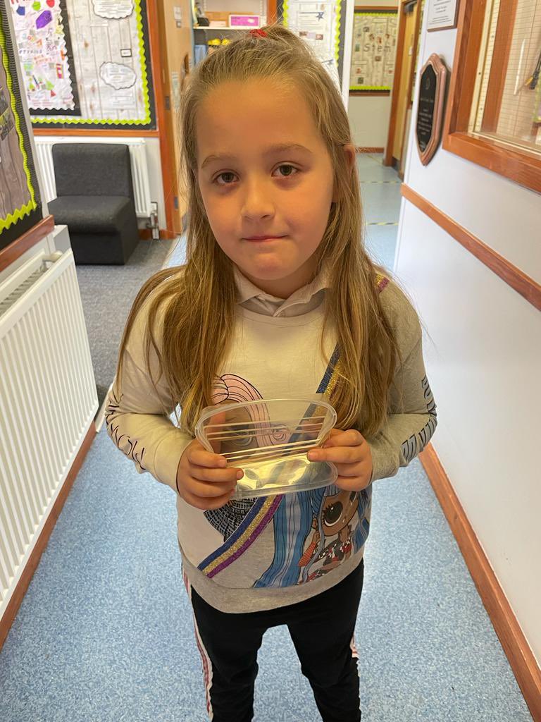 BlacklandsPS's tweet photo. N engaged so well in her STEM day yesterday, learning about sound and how it is created-she went home and made this! We were delighted she brought it to share with us! @NAC_STEM #focusdays #bringlearningtolife #lovelearning #embedskills https://t.co/r7zwN09250