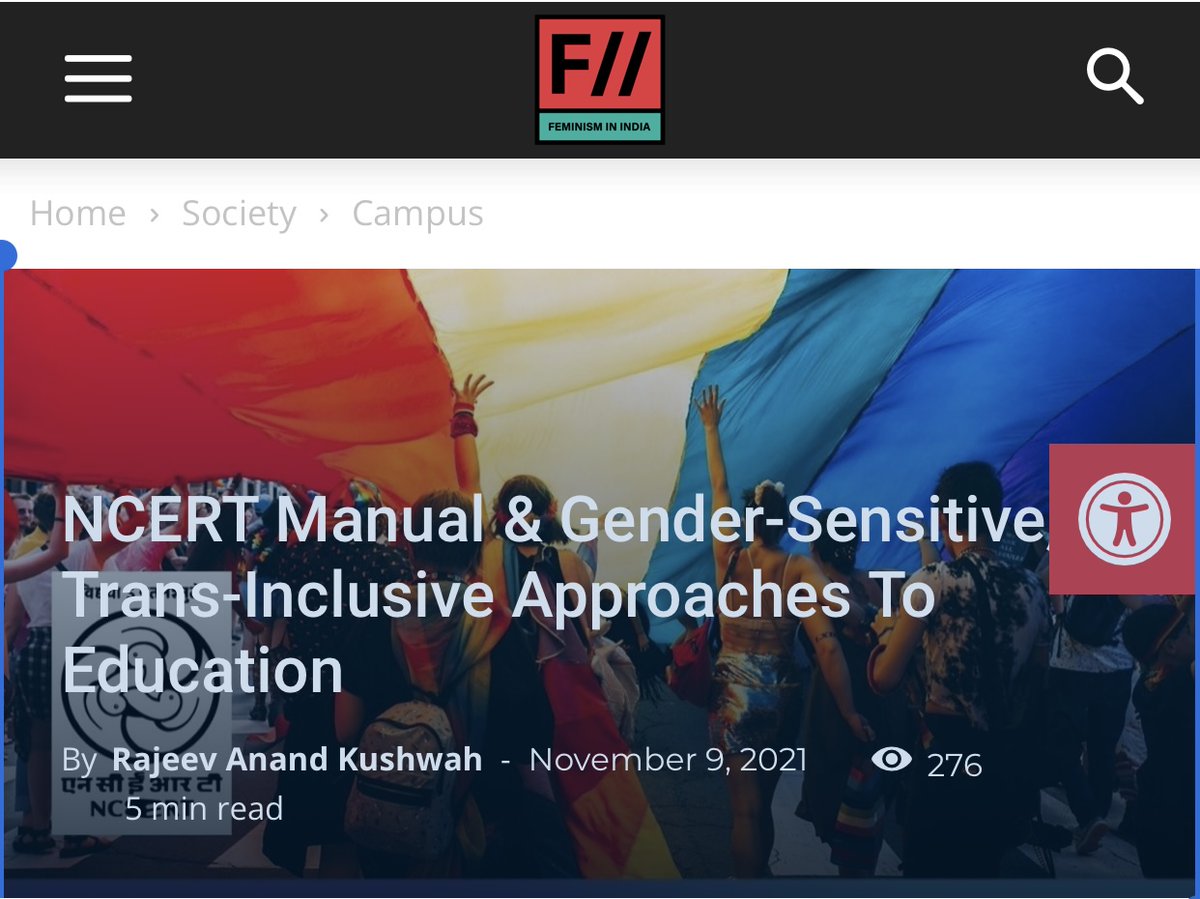 laperryman's tweet photo. Useful for #HZFM885 folk, covering #trans inclusivity and Indian #education https://t.co/pi5pxDmlkw #equity #EdTechEquity https://t.co/zG3gOLCJZc