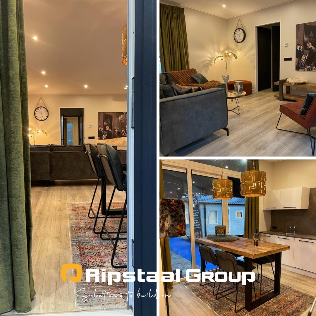 Het blijft een genot om naar te kijken... Prefab chalet bouw van begin tot eind. Van stalen frame tot een volledig ingericht interieur. 🙌

Benieuwd naar meer foto's van het bouwproces en het eindresultaat? 👉 buff.ly/3jKZpSy 

#duurzaam #chalet #ripstaal #steelframing