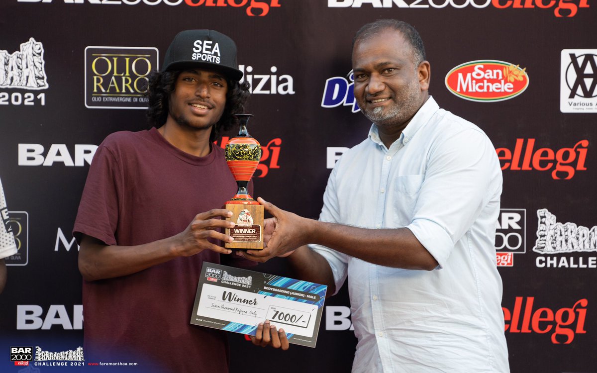 faramanthaa's tweet photo. Congratulations to the Bar2000 Faramanthaa Challenge 2021 Bodyboarding Men’s Open and Juniors division winners.

#bar2000faramanthaachallenge2021 #Bar2000mv #FaramanthaaMoments #Faramanthaa2021 #Bar2000 #CaffeEspresso #SalhiCoffeeEh #Surfing #Bodyboarding #OpenWaterSwimming https://t.co/mAUtZpojiU
