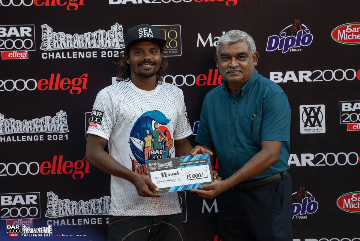 faramanthaa's tweet photo. Congratulations to the Bar2000 Faramanthaa Challenge 2021 Bodyboarding Men’s Open and Juniors division winners.

#bar2000faramanthaachallenge2021 #Bar2000mv #FaramanthaaMoments #Faramanthaa2021 #Bar2000 #CaffeEspresso #SalhiCoffeeEh #Surfing #Bodyboarding #OpenWaterSwimming https://t.co/mAUtZpojiU