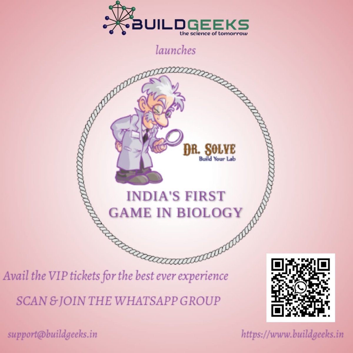 buildgeeks2020's tweet photo. India's first game in Biology!
Join the group
https://t.co/f0NdC6SgzS
#gaming #sciencecommunication #biologygame #Educationsystem #Bioinformatics #Entrepreneurship #startups #GameFi  #startupcommunity #makeinindia #atmanirbharbharat #nationaleducationday #education #educationday https://t.co/xs1ArJ2vkf