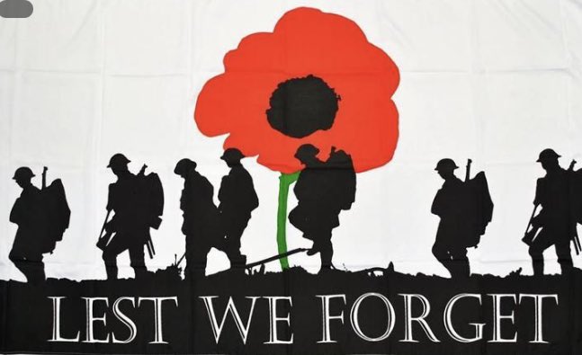 Never forget. Wear your poppy with pride and gratitude for those who made the ultimate sacrifice for us 🙏🏻