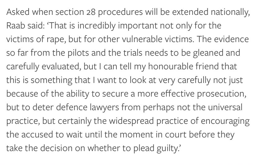 BarristerSecret's tweet photo. The Lord Chancellor is spreading untruths about criminal lawyers. Wholesale lies.

There is no benefit at all to defence lawyers in “encouraging the accused to wait until the moment in court” before pleading guilty.

We don’t do it, it doesn’t happen.

He is making things up. https://t.co/WoOKwBSDs9