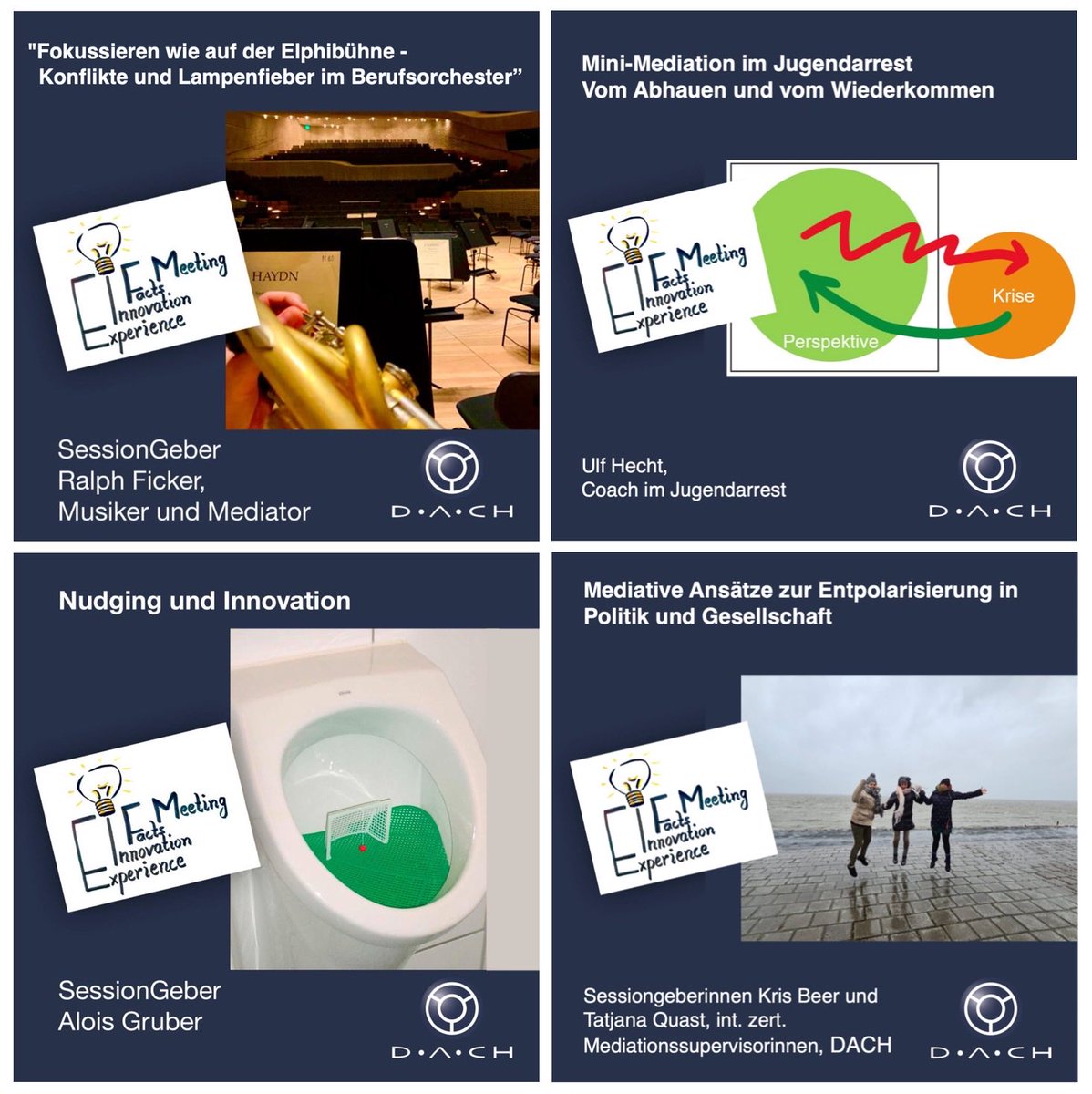 Heute im #EiFM.de 4 coole Themen. Herzlich willkommen bei Mediation DACH  via VideoConference 18-20 Uhr. Mediationskalender.de