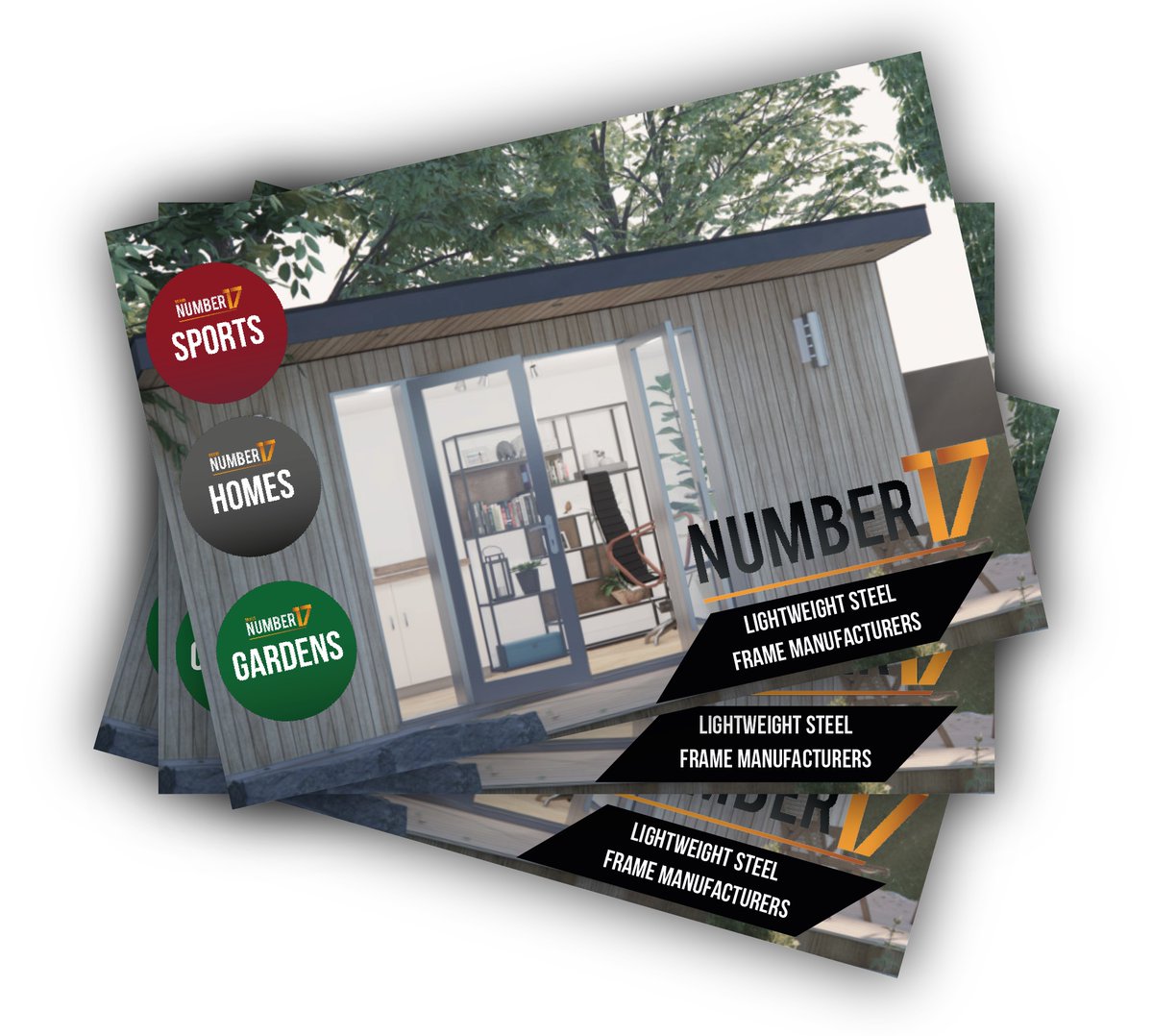 Number17Ltd's tweet photo. THURSDAY: Take a look at our new brochure with all of our products that we currently provide. Lots of things moving in a positive direction here at @brandnumber17 😃 #framecad #steelframe #sportsstands #gardenroom https://t.co/7ngGL5dO2N