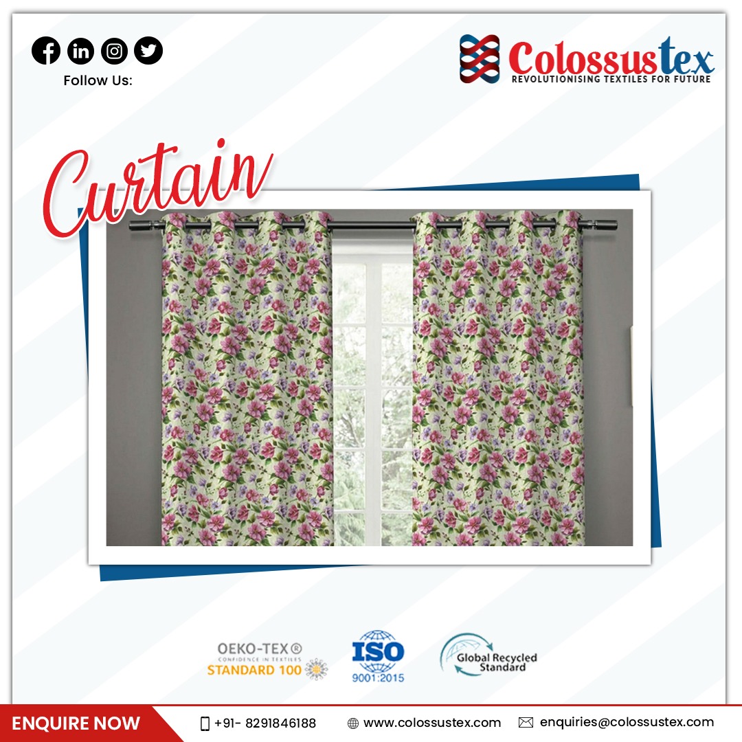 colossus_tex's tweet photo. Elegant curtains!
What you see is what you get.
For Enquiries Contact: 08291846188
Email us: enquiries@colossustex.com
#curtains #fabric #colossustex #textiledeal #textilemarketing #textile #textilesupplier #textileindustry #fashion #textileartist #textilesofindia #textiledesign https://t.co/VGB9ub7ota