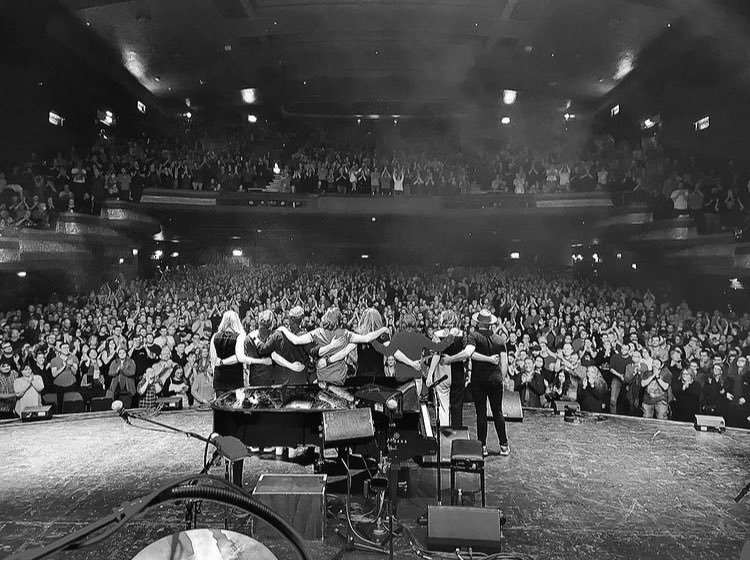 Excellent photo by @jimilove from last week’s @o2apollomanc gigs. 
These shows are going nuts. 
Still seats left for Manchester Apollo next on Monday 15th. 
#blessedasfuck #BackTourUK